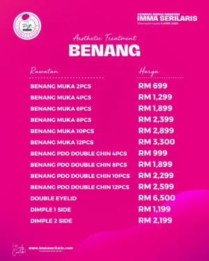 Benang Muka, PDO Double Chin, Double Eyelid, Dimple