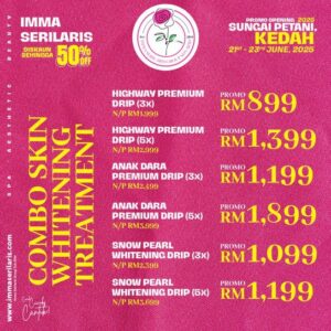 Promo Opening Sg.Petani Kedah - Combo Skin Whiteting