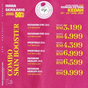 Promo Opening Sg.Petani Kedah - Combo Skin Booster