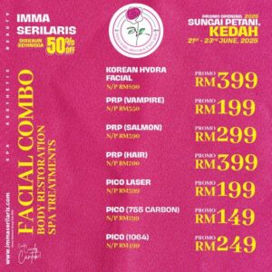 Promo Opening Sg.Petani Kedah - Facial Combo Body Restoration