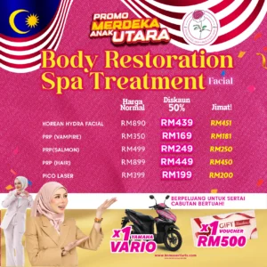 Promo MERDEKA - Body Restoration Spa Treatment (Facial)